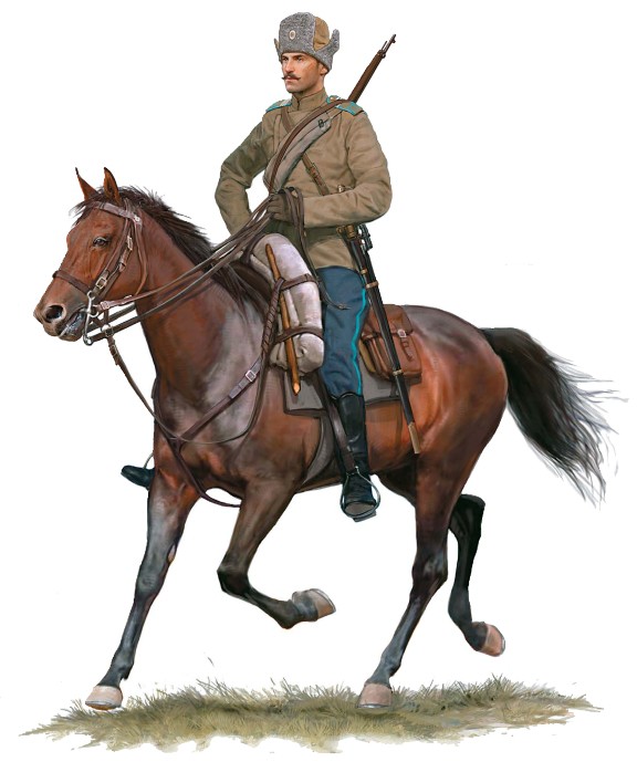 Унтер-офицер 7-го гусарского Белорусского полка, 1915 г.