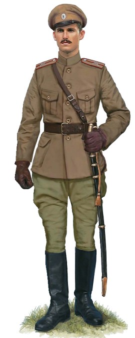 Капитан телеграфного батальона, 1916 г.