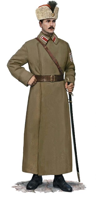 Поручик 2-го кавалерийского полка Чехословацкого корпуса, 1918 г.