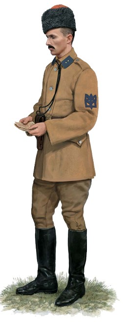 Гуртовый (младший унтер-офицер) 1-го полка армии Украинской Народной Республики, 1919 г.