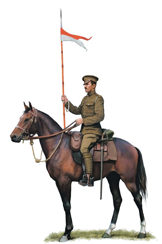Рядовой 12-го (Королевского Принца Уэльского) уланского полка, 1914 г.