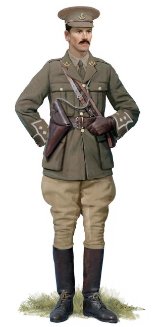 Лейтенант Оксфордширского йоменского полка, 1914 г.