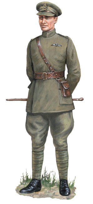 Лейтенант-пилот, Королевский летный корпус, 1914 г.