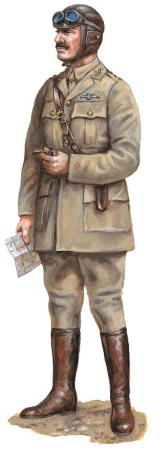 Пилот, Королевский летный корпус, 1917 г.