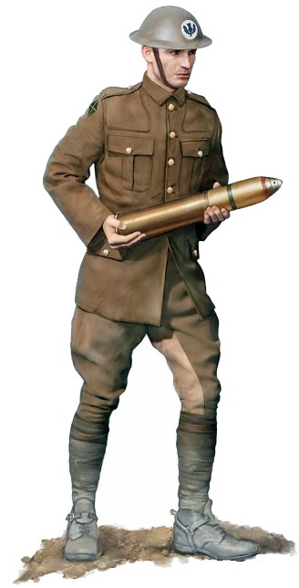 Канонир Королевской полевой артиллерии 9-й дивизии, 1916 г.