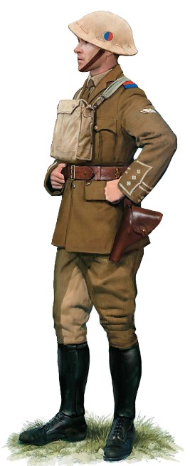 Капитан 8-го батальона Танкового корпуса, 1917 г. 