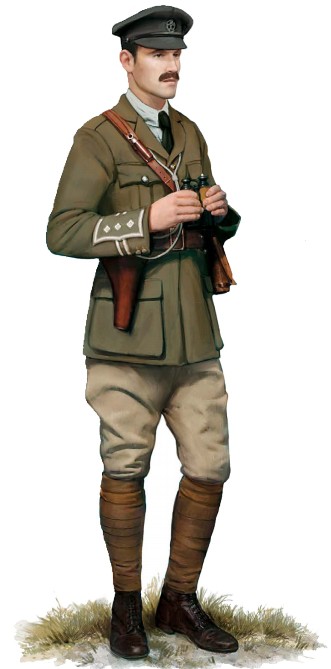 Капитан Королевского Инженерного корпуса, 1916.