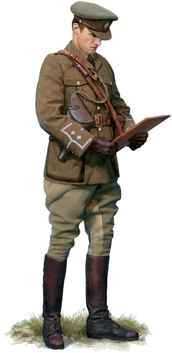 Лейтенант Канадского полка легкой пехоты принцессы Патрисии, 1915 г.