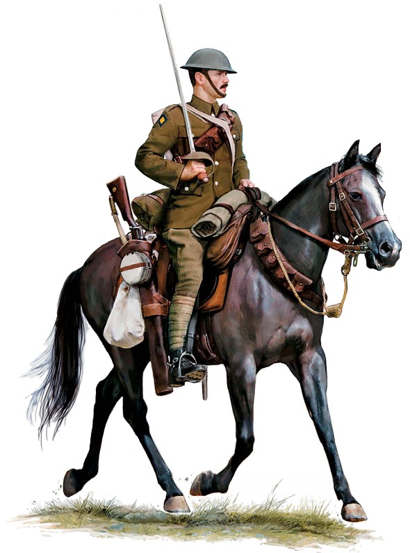 Рядовой кавалерийского полка «Форт Герри», 1918 г.