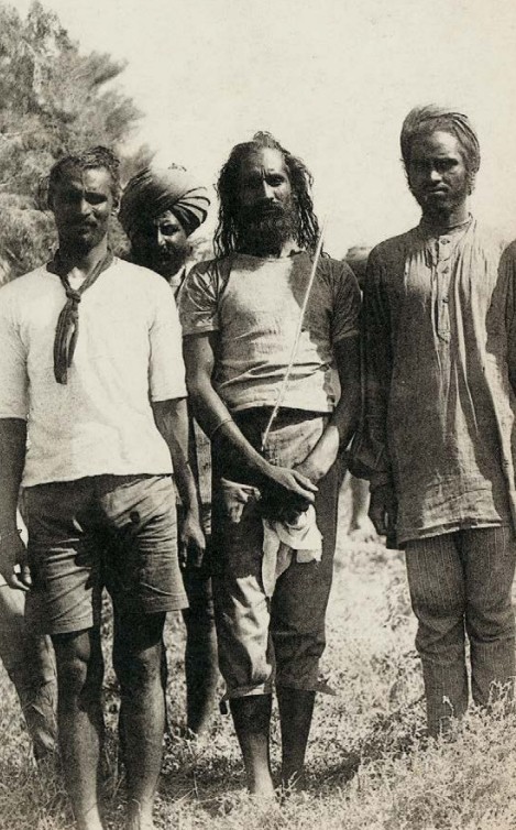 Индийские солдаты составляли часть Британского экспедиционного корпуса во Франции в 1914 г.