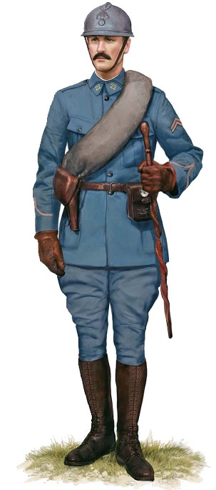 Сержант 22-го пехотного полка, 1918 г.