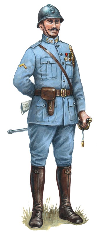 Лейтенант 35-го пехотного полка, 1918 г.
