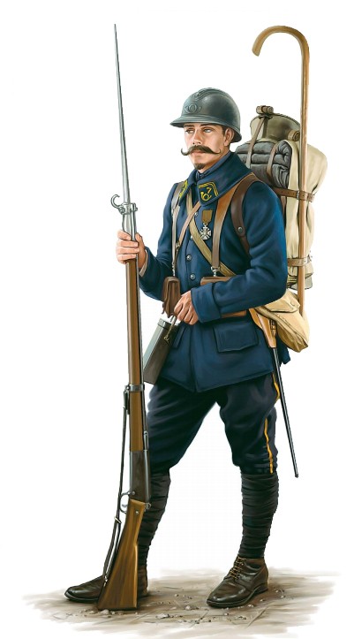 Егерь 7-го батальона альпийских стрелков, 1916 г. 