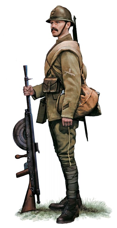 Капрал 9-го полка зуавов, 1918 г. 