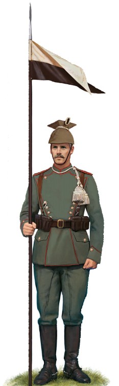 Рядовой 20-го уланского полка, 1914 г.