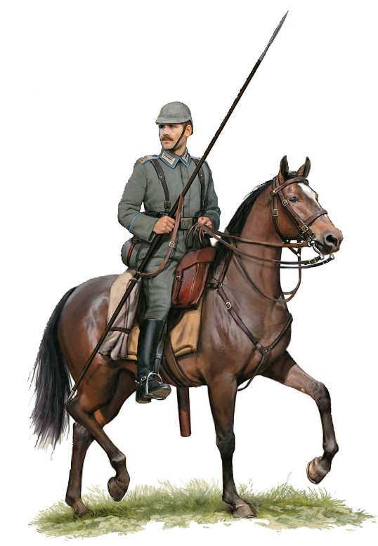 Рядовой Саксонского конно-гвардейского полка, 1915 г.