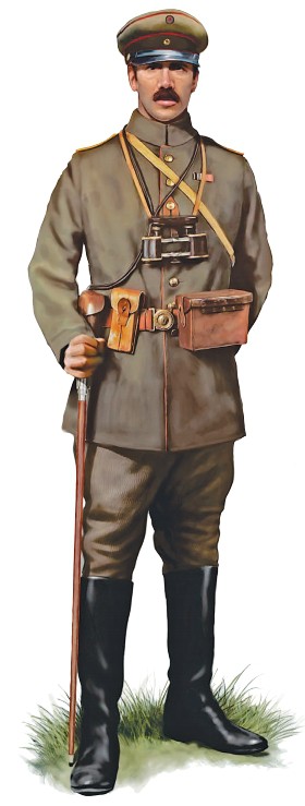 Лейтенант 27-го (Нассаусского) полка полевой артиллерии, 1916 г.