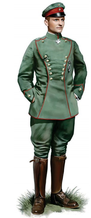 Красный барон, 1917 г. Знаменитый летчик-истребитель Манфред фон Рихтгофен