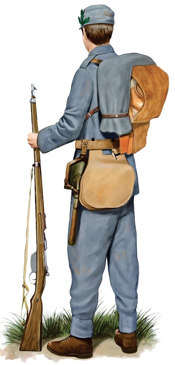Рядовой 92-го пехотного полка, конец 1914 г.