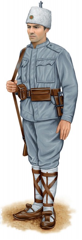 Рядовой Албанского легиона, 1916 г. 