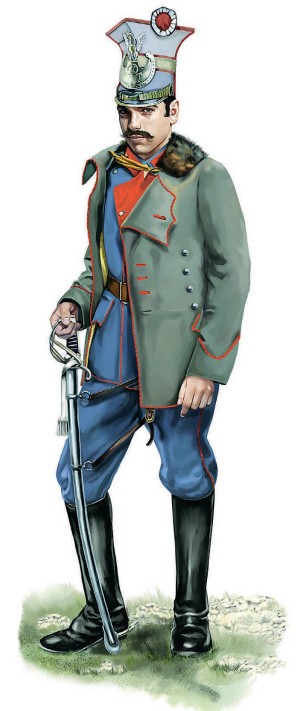 Лейтенант 1-го польского уланского полк, 1915 г.
