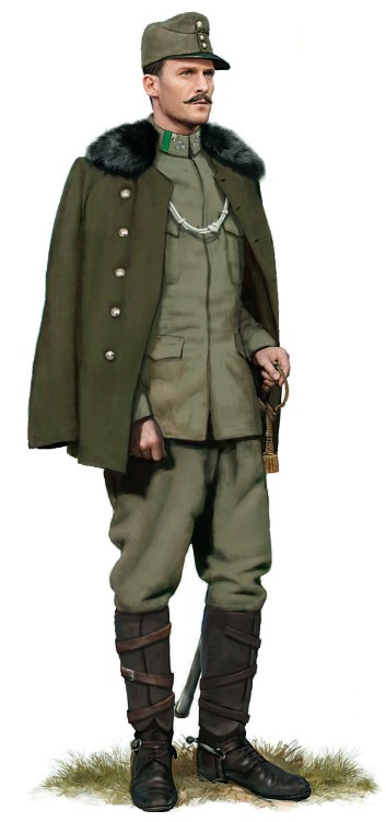 Фельдфебель 21-го пехотного полка ландвера, 1917 г.