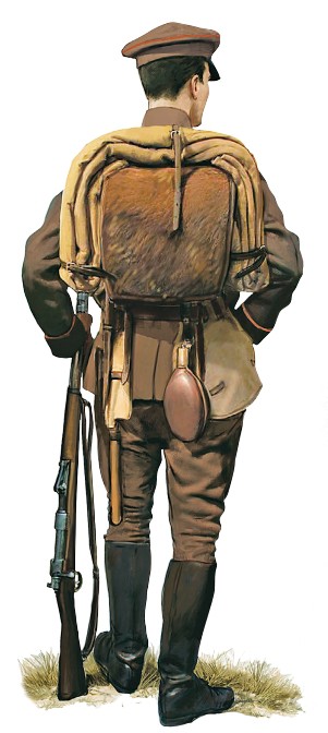 Рядовой 27-го пехотного полка, 1916 г. 