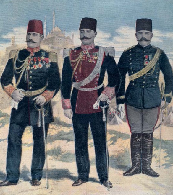Форма офицеров армии Османской империи, 1895 г.