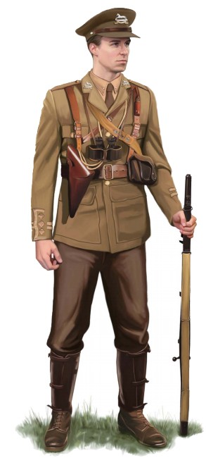 Капитан Восточно-Йоркширского полка, 1914 г.