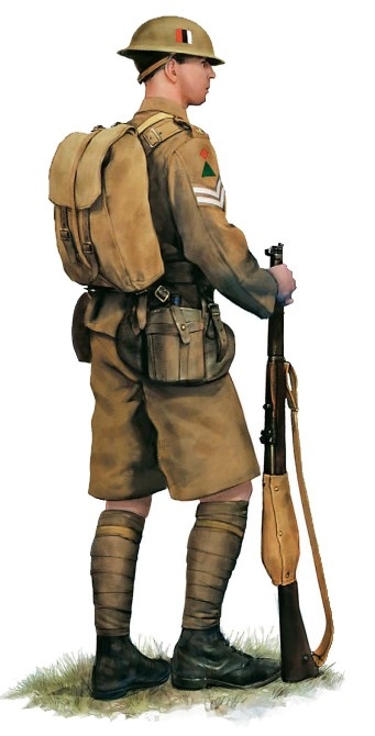 Капрал Северо-Стаффордширского полка, 1918 г.