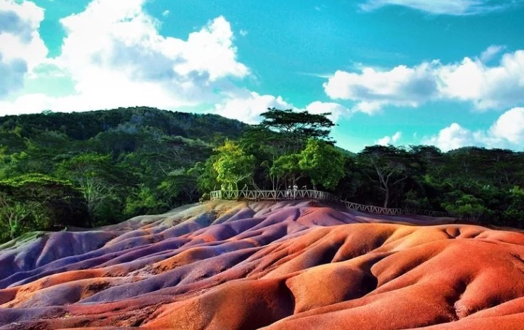 Цветные пески Шамарель