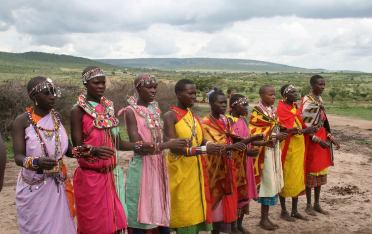 Женщины народа масаи