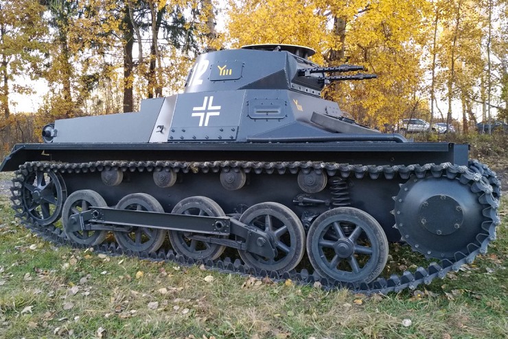 Легкий танк Pz I (PzKpfw I) – первый танк нацистской Германии. 1934 г.