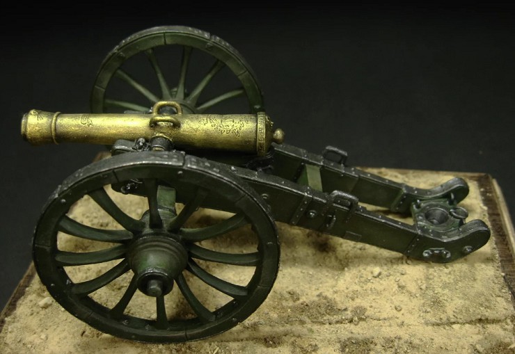 Реконструкция 12-фунтовой пушки системы Грибоваля на лафете. Франция. 1793–1794 гг.