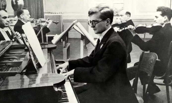 Дмитрий Шостакович с квартетом имени Глазунова, 1930