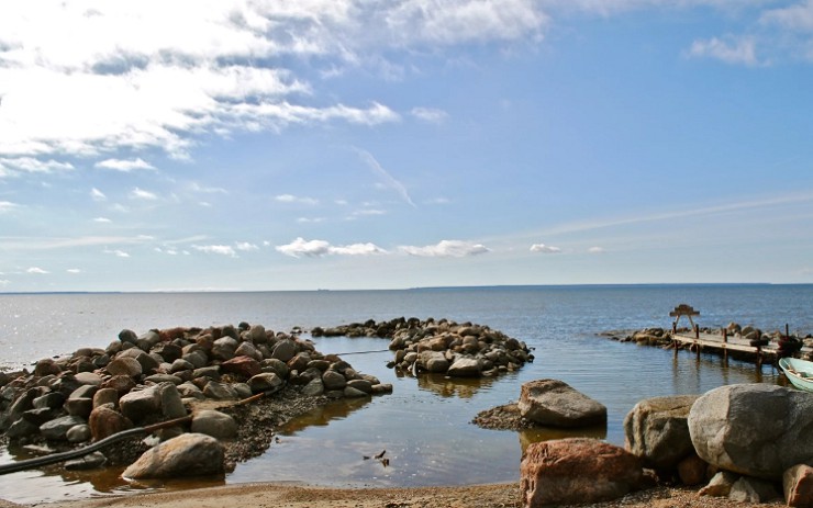 Побережье Балтийского моря в Эстонии 