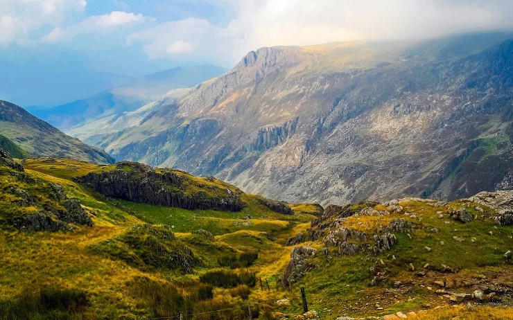 Горы Уэльса подходят для пеших прогулок и восхождений