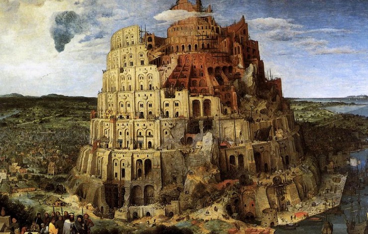 Сюжет о вавилонском столпотворении — на картине Питера Брейгеля Старшего