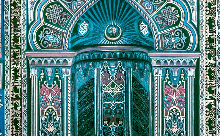 Интерьеры мечети Мухтарова