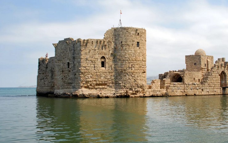 Со стен Морского замка в Сидоне открываются чудесные виды на Средиземное море