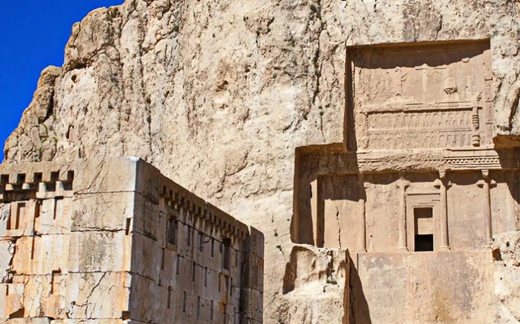 Гробницы Дария в археологической зоне Накше-Рустам