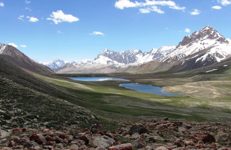 В пакистанской долине Хунза сходятся три горные цепи — Гималаи, Гиндукуш и Каракорум