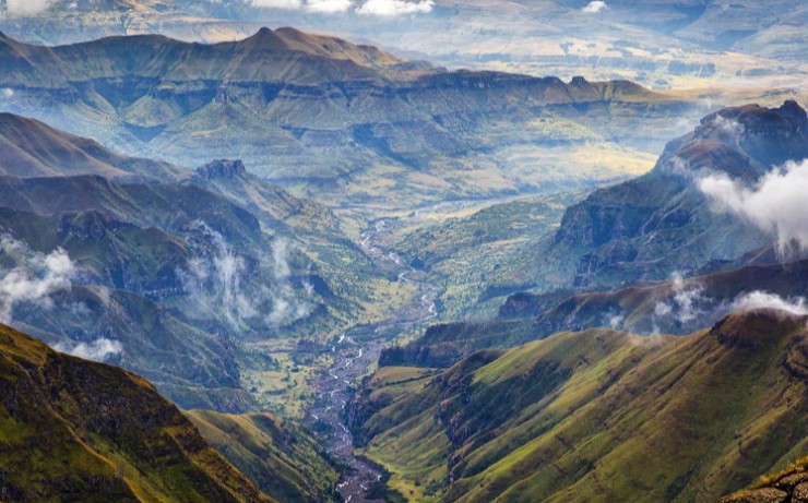 Горное государство Лесото часто называют королевством в небесах