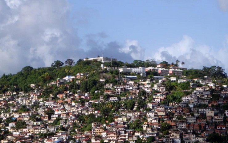 Город Фор-де-Франс на Мартинике называют маленьким Парижем