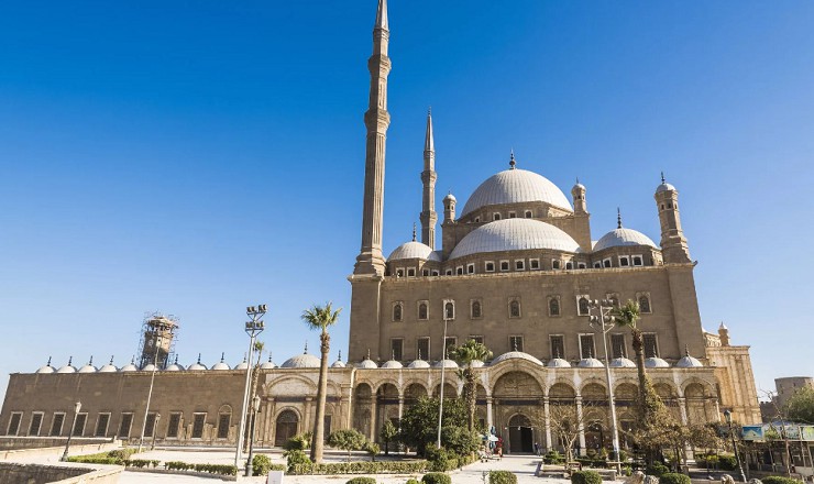 Вид на мечеть Мухаммеда Али со стен Каирской Цитадели