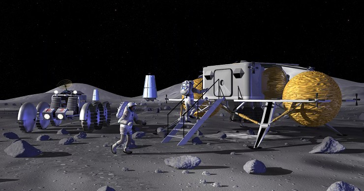 Концепция лунного обитаемого модуля НАСА