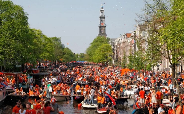 День короля в Амстердаме