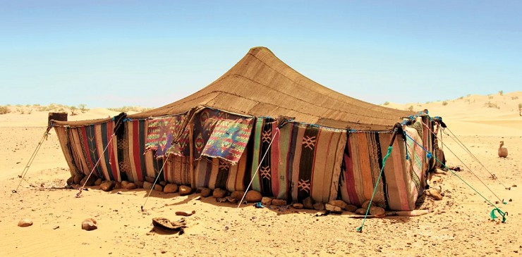 Шатры современных бедуинов