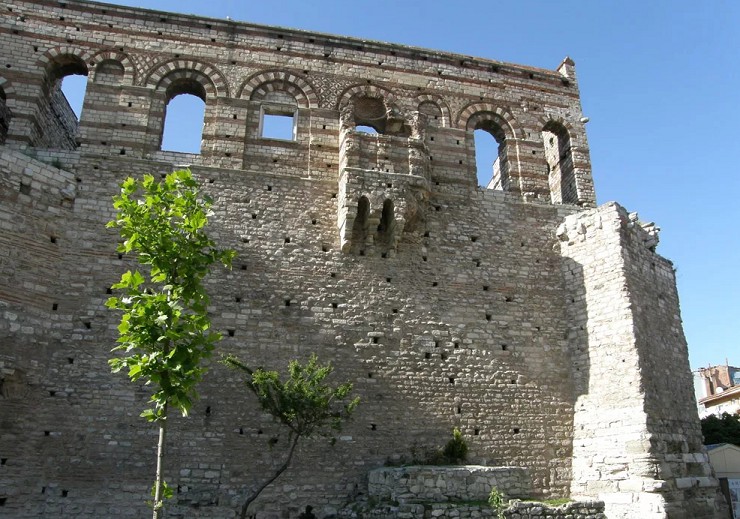 Руины византийского дворца
