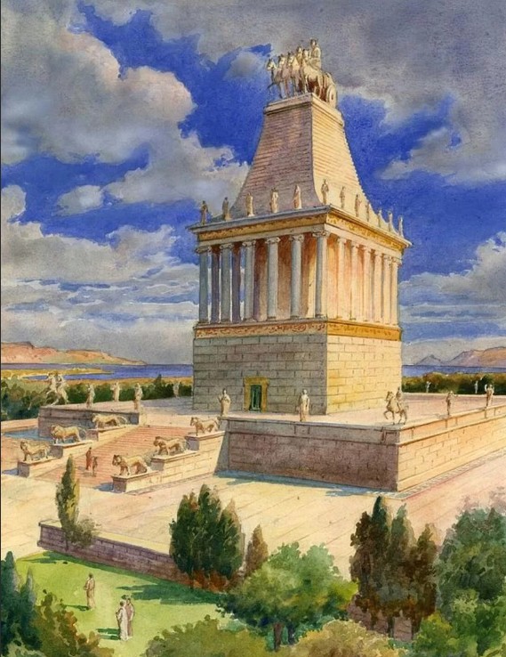 Мавзолей в Галикарнасе (Галикарнас, Кария, 351 г. до н. э.)